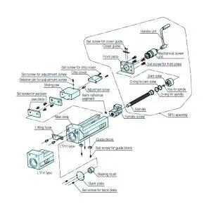 Lock-TIght CV Precision Machine Vise, Nabeya